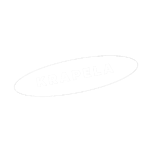 Krapela logo label